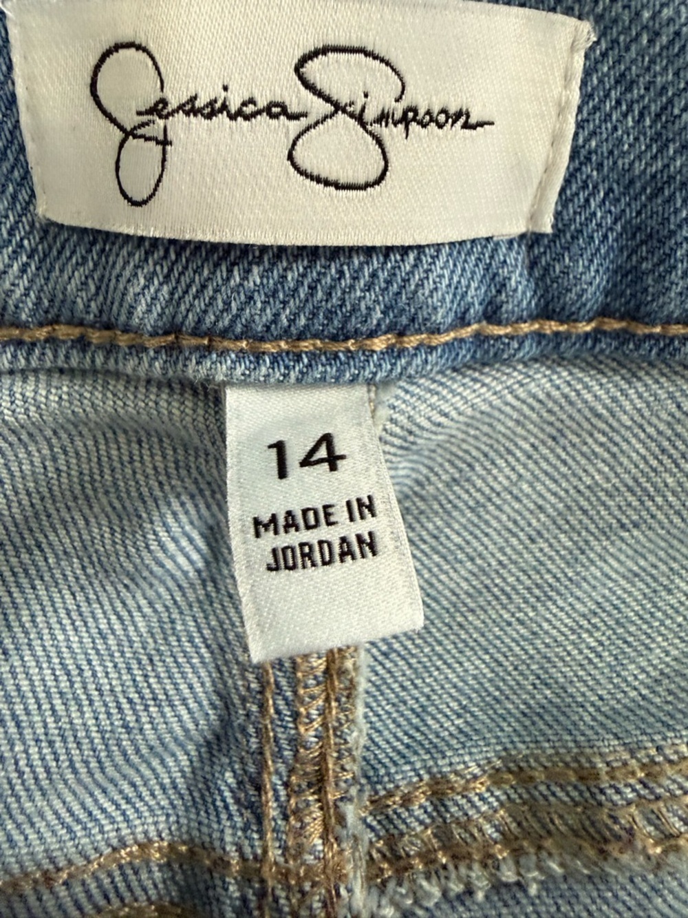 Jessica Simpson Light Blue High Rise Flare Denim Jeans - Picture 2 of 5